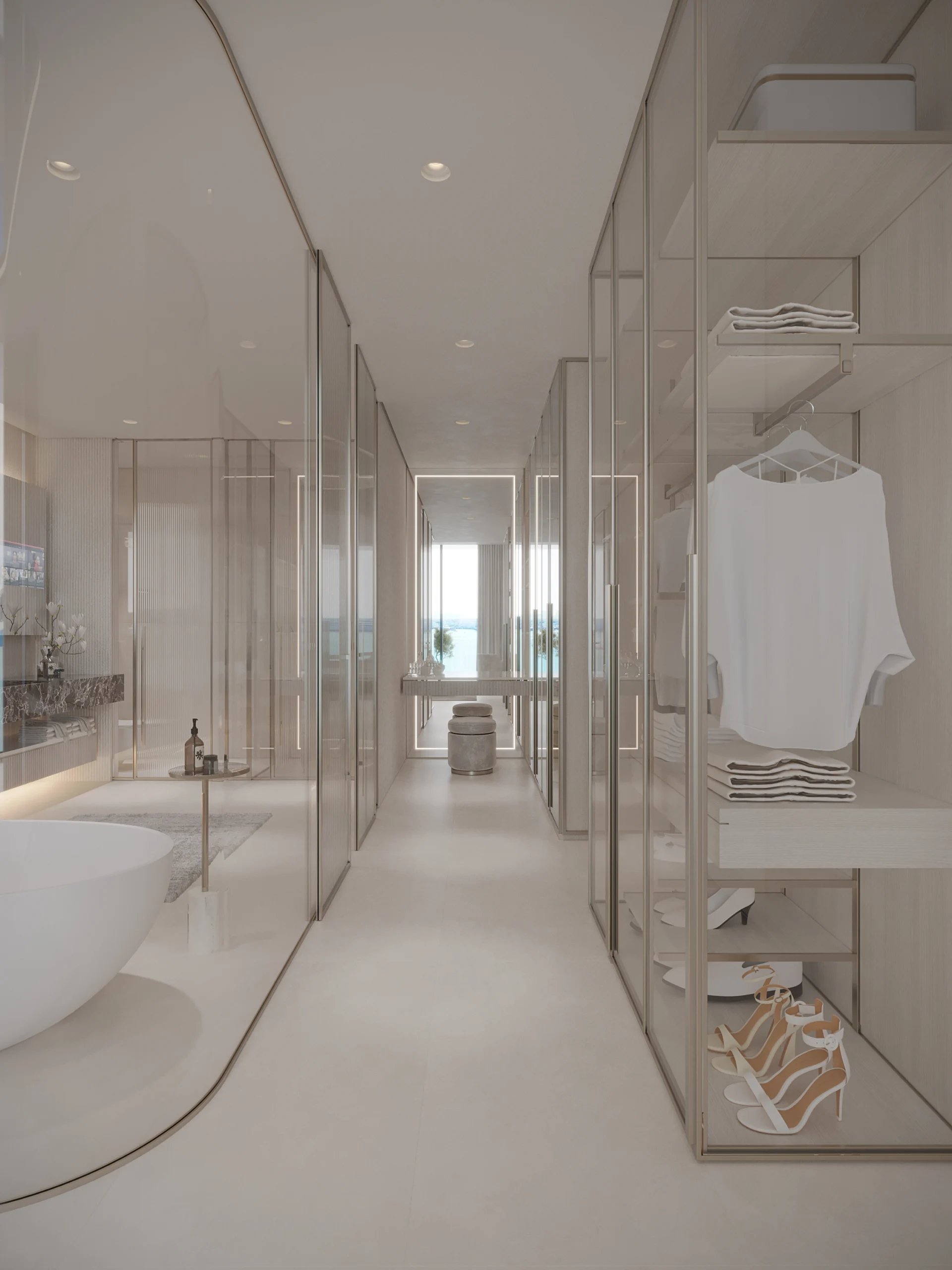 TH- Typical Master Bedroom Bathroom and W.I.C