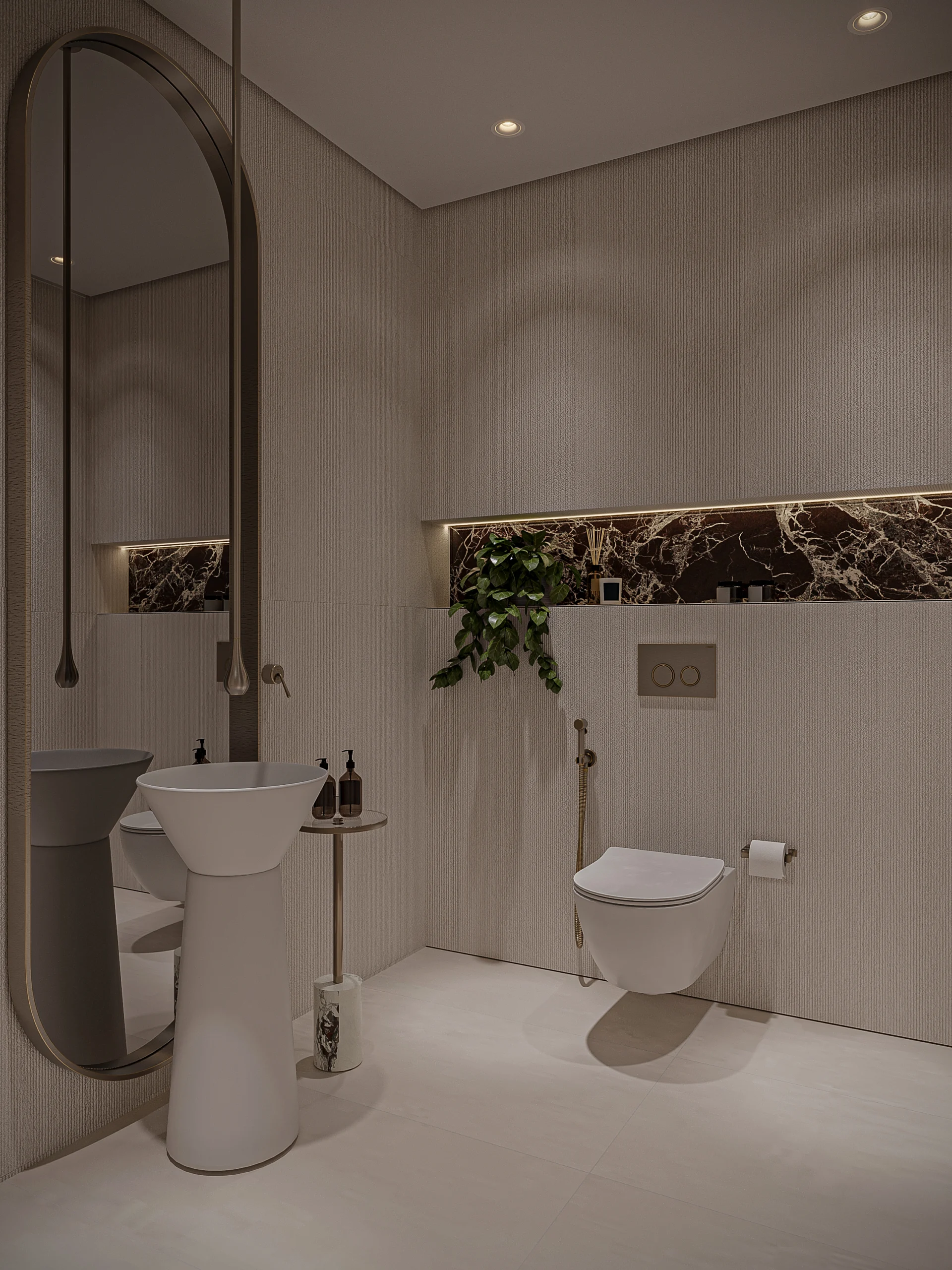 TH- Typical Powder Room View 1