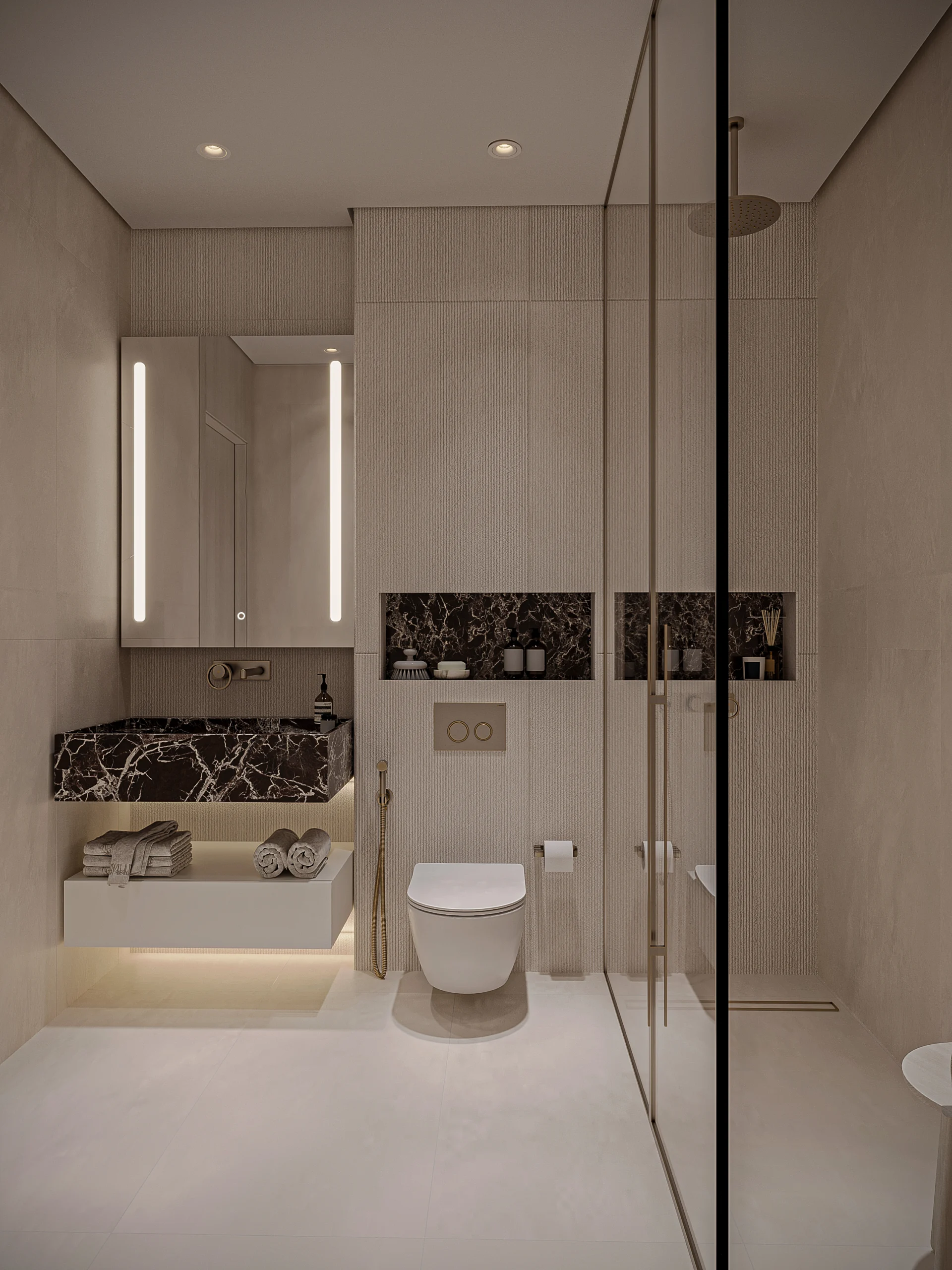 TH- Typical Seconadry Bathroom View 1