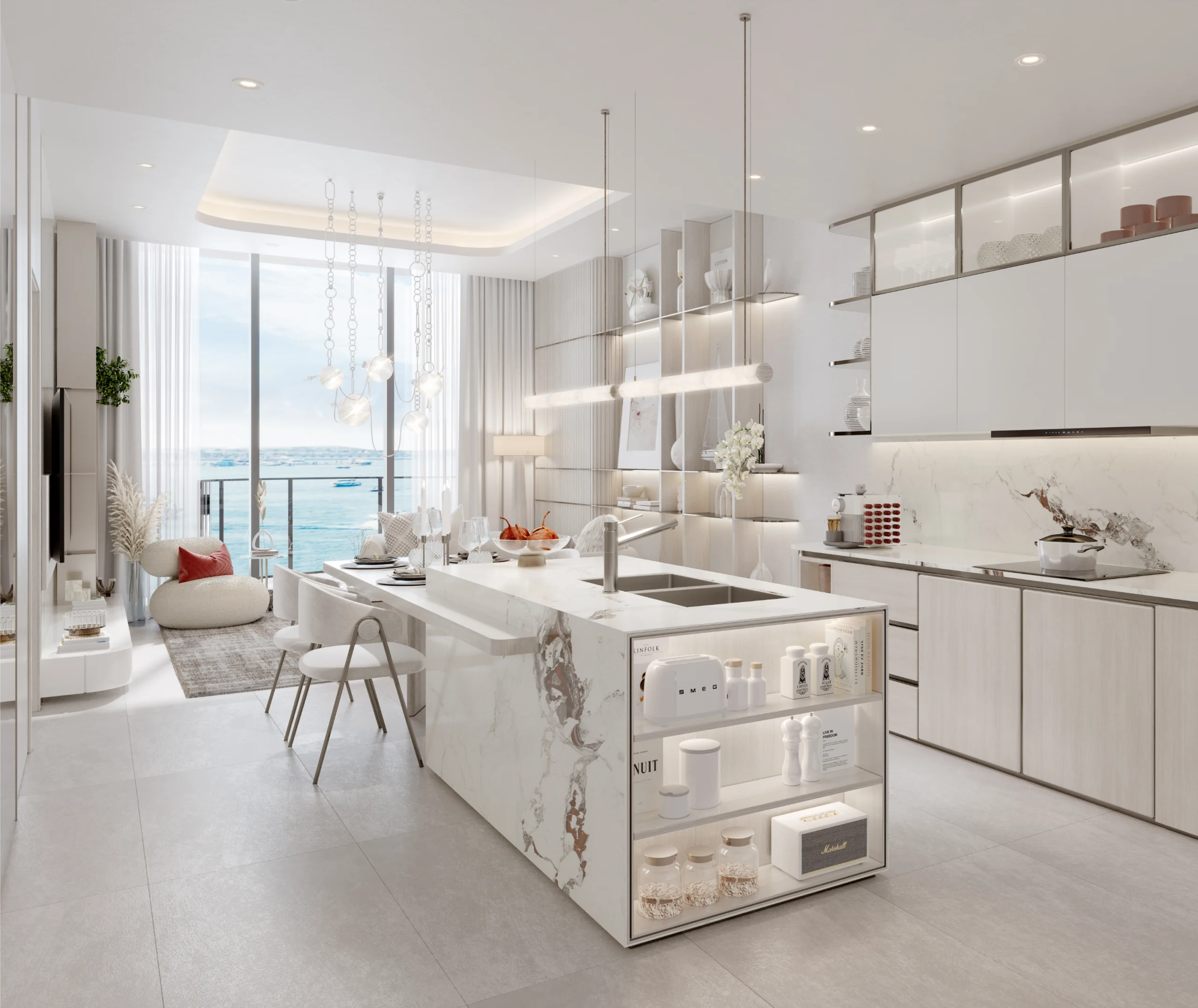 Typical 1BHK Kitchen and Dining