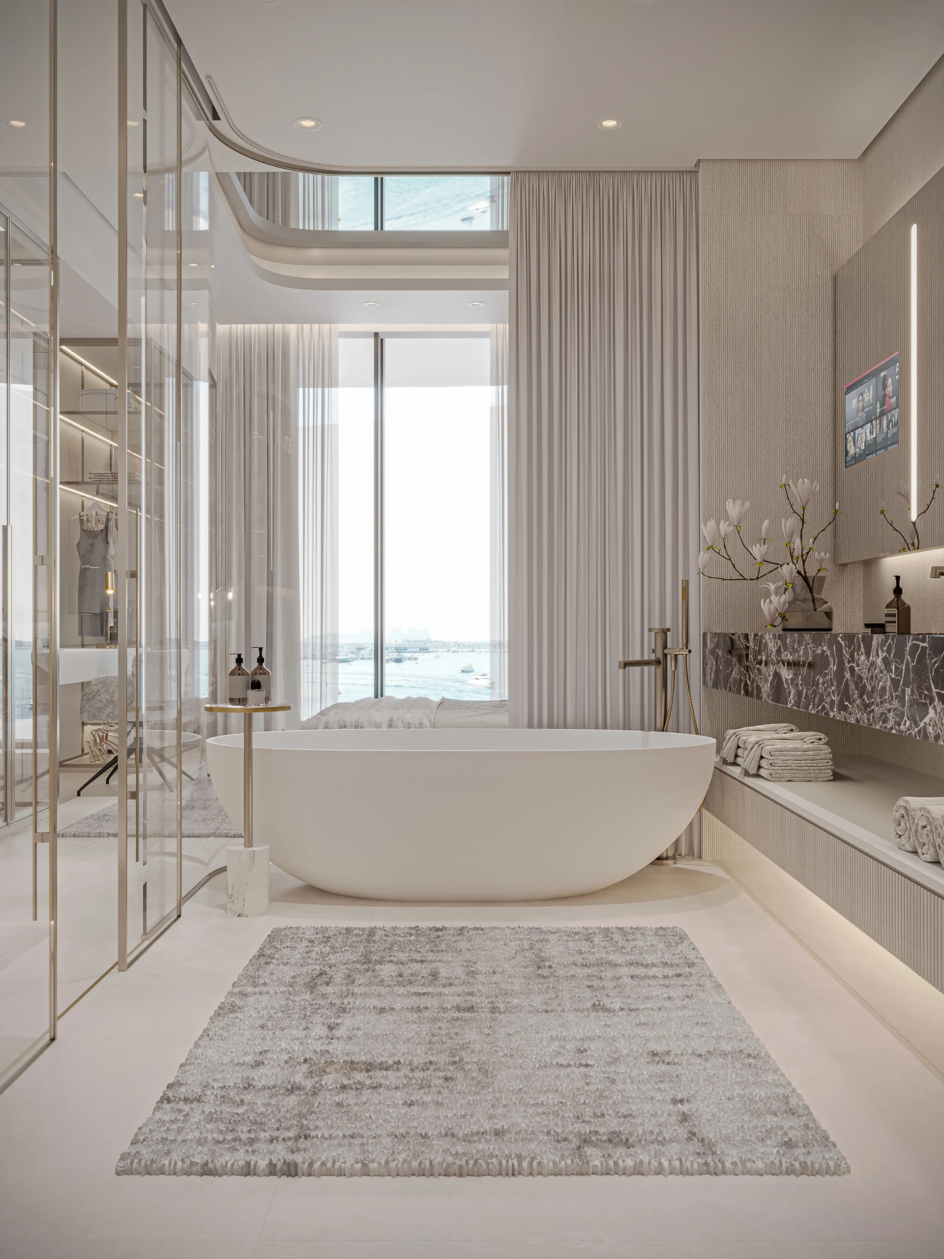 Typical Master Bedroom Bathroom View 1