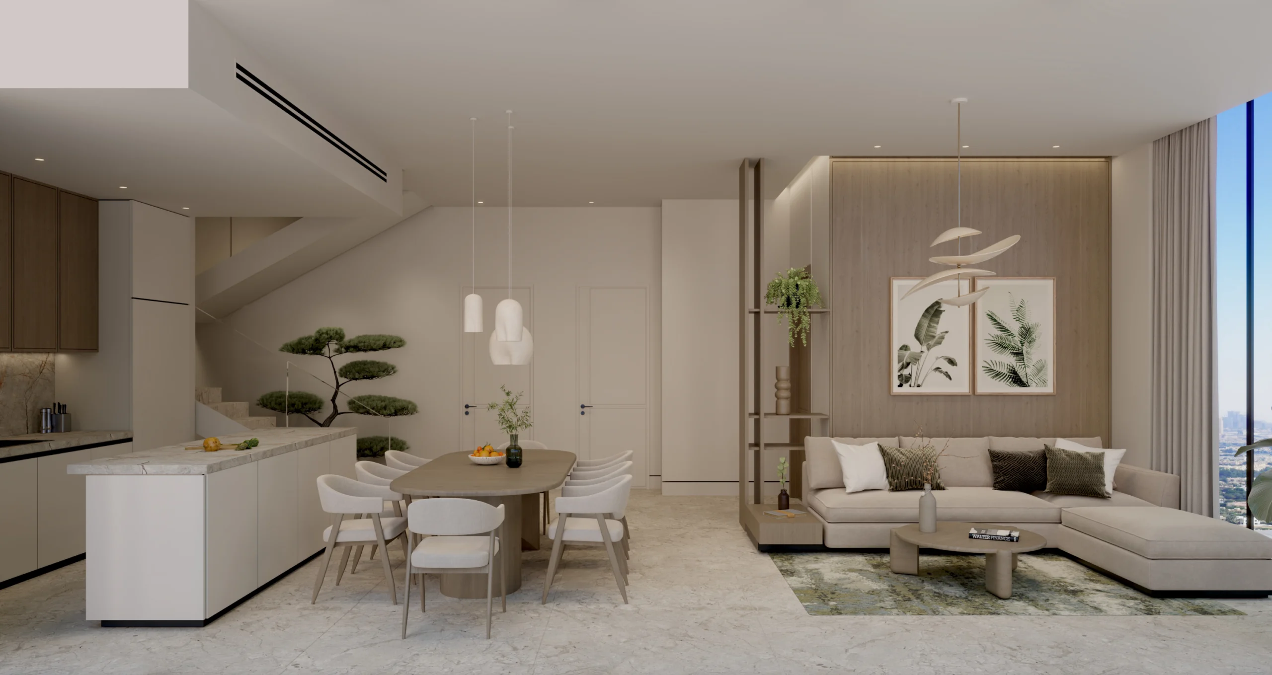 3BHK-Living Area - View 1