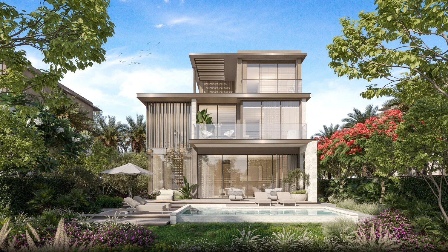 Nad Al Sheba Gardens Phase 9 5BR Garden (G+2) 02